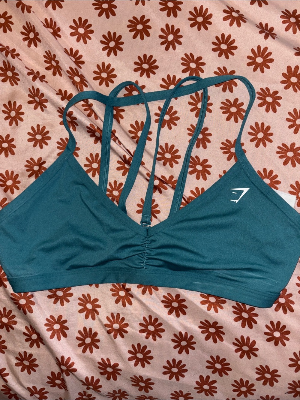 Gymshark Teal Minimal Sports Bra